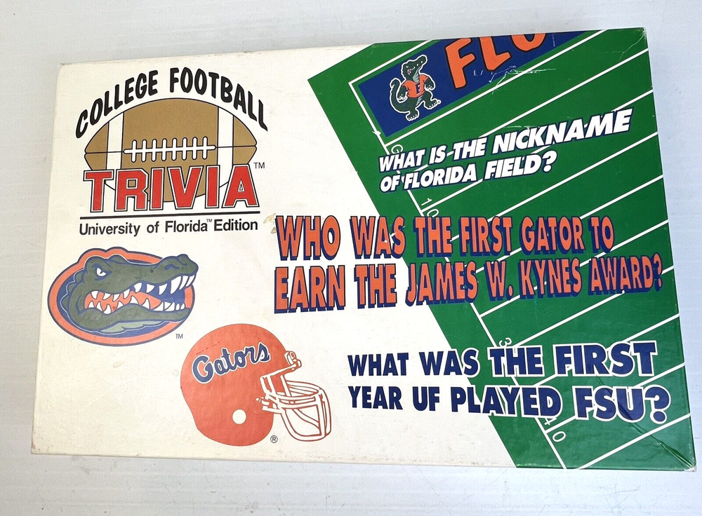 University of Florida College Football Trivia Game Sports NCAA Fan Gift
